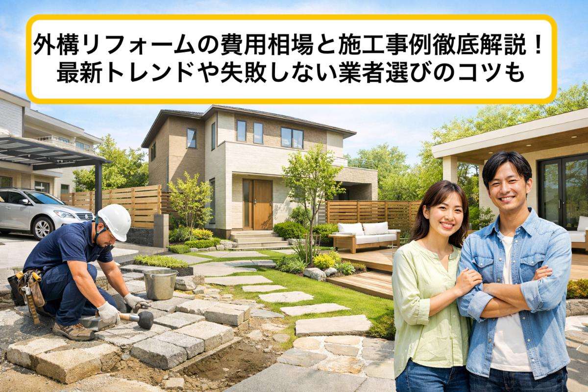 外構リフォームの費用相場と施工事例徹底解説！最新トレンドや失敗しない業者選びのコツも